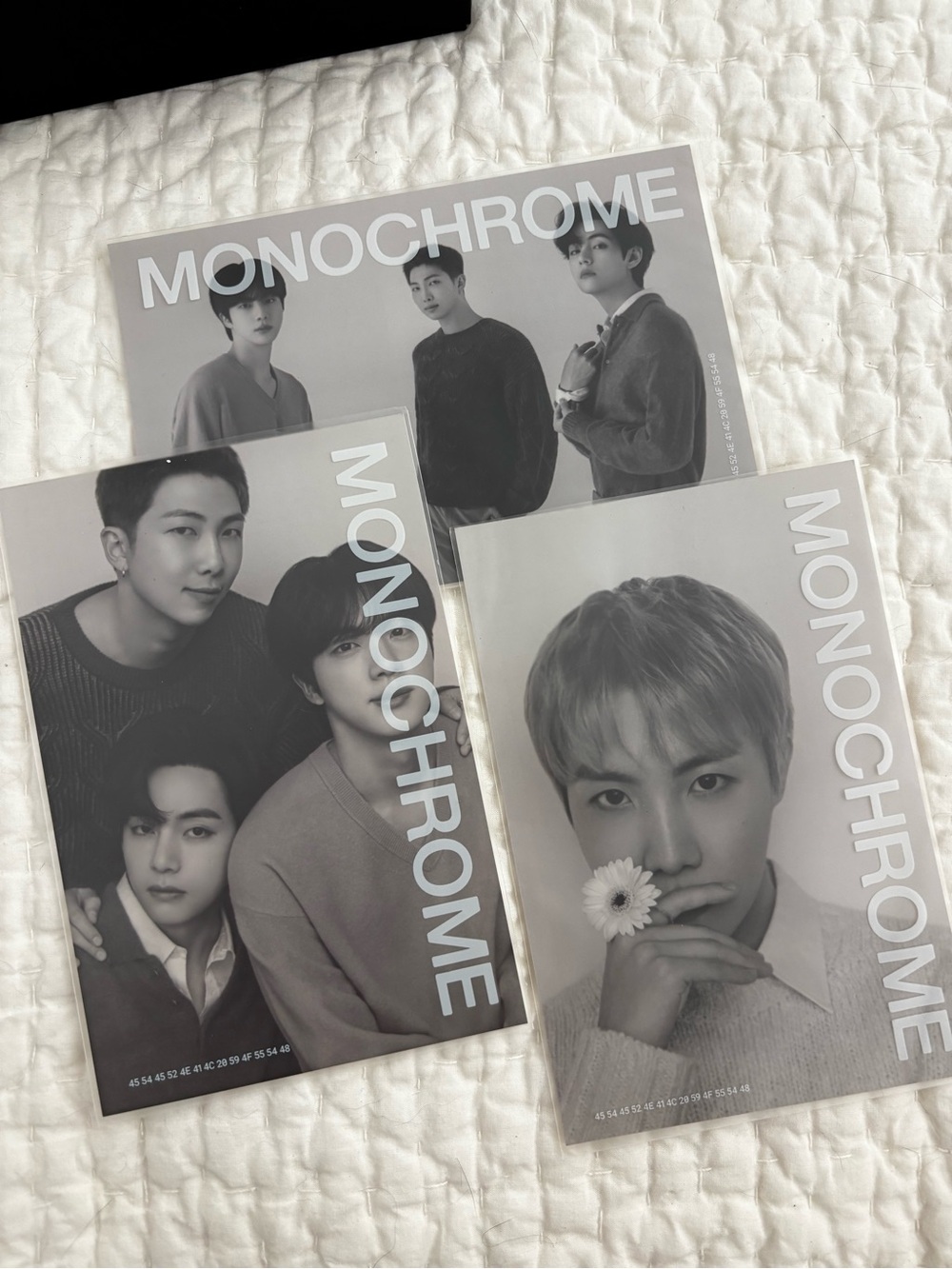 BTS Misc Photocards Photo Prints, Monochrome Exhibit, Us Ourselves